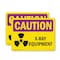 Signmission Radiation & Laser Sign, 7 in H x 10 in W, Plastic, Rectangle OS-2PACK-CR-P-710-L-10197 - alternate 1